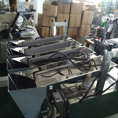 4 Head Nut Sugar Salt Rice Linear Weigher Packing Machine With Stepper Motor
