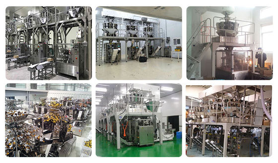 Zipper Bag Flat Pouch Rotary Packaging Machine For Chocolate Cookies 300g 500g