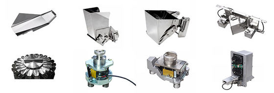 Automatic Mini Multihead Weigher For Cbd Hemp Flower Gummy Bear Hard candy