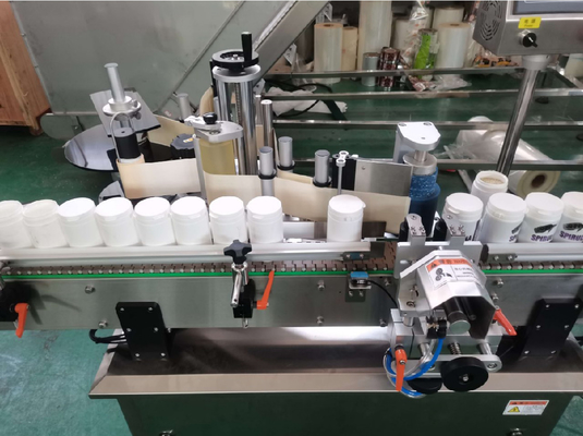 Wine Water Food Jar Cans Label Round Bottle Labeling Machine 50pcs/Min