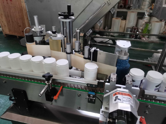 Wine Water Food Jar Cans Label Round Bottle Labeling Machine 50pcs/Min