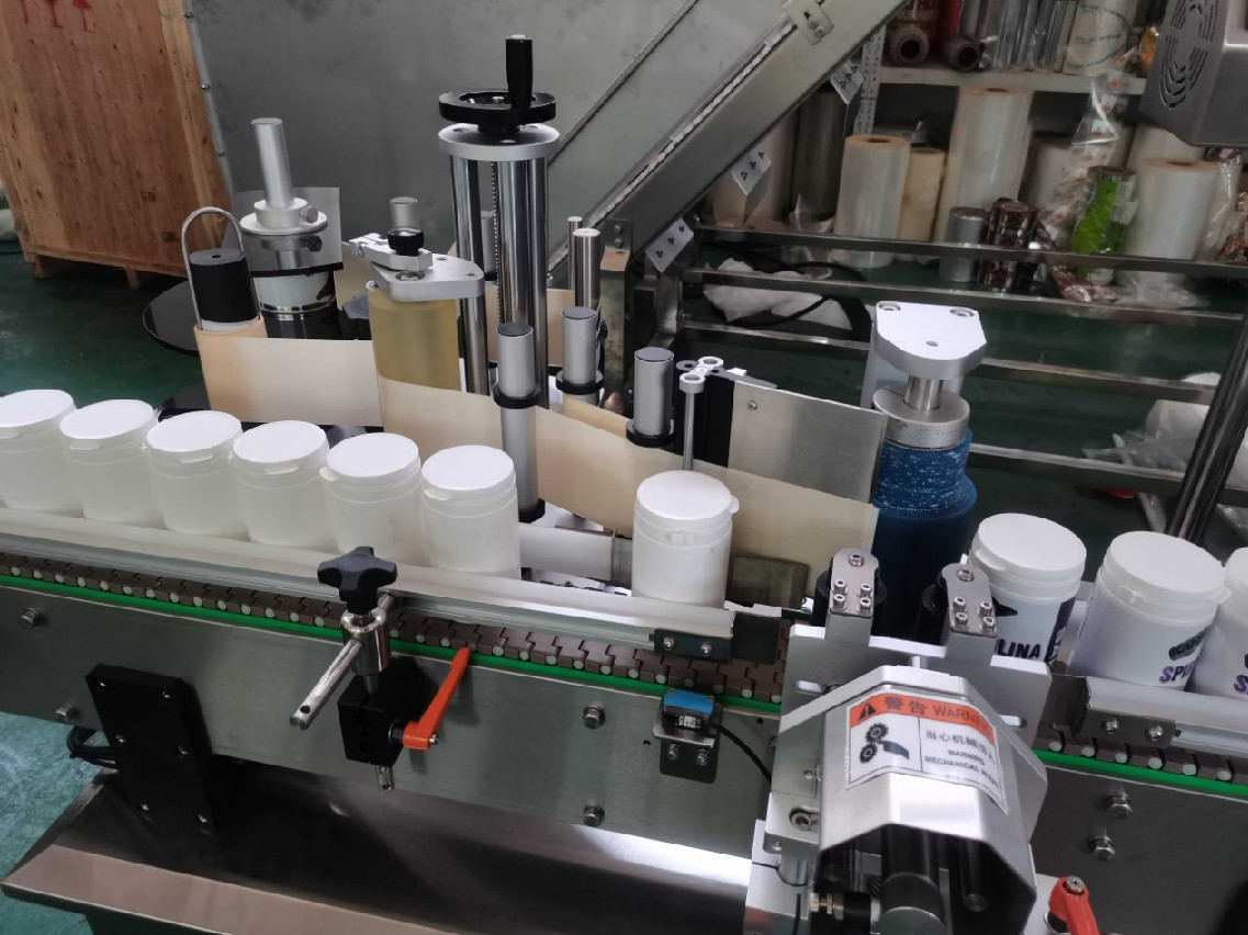 Wine Water Food Jar Cans Label Round Bottle Labeling Machine 50pcs/Min